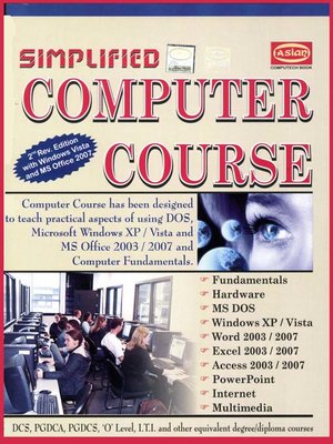 cover image of Simplified Computer Course